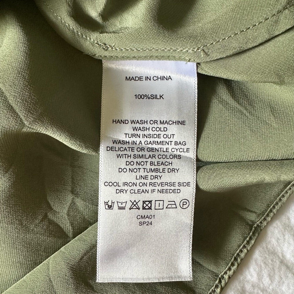 Quince 100% Silk Skirt - Washable! - Picture 3 of 8